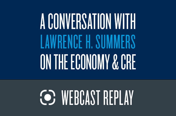 Webcast Replay - Conversation with Lawrence H. Summers